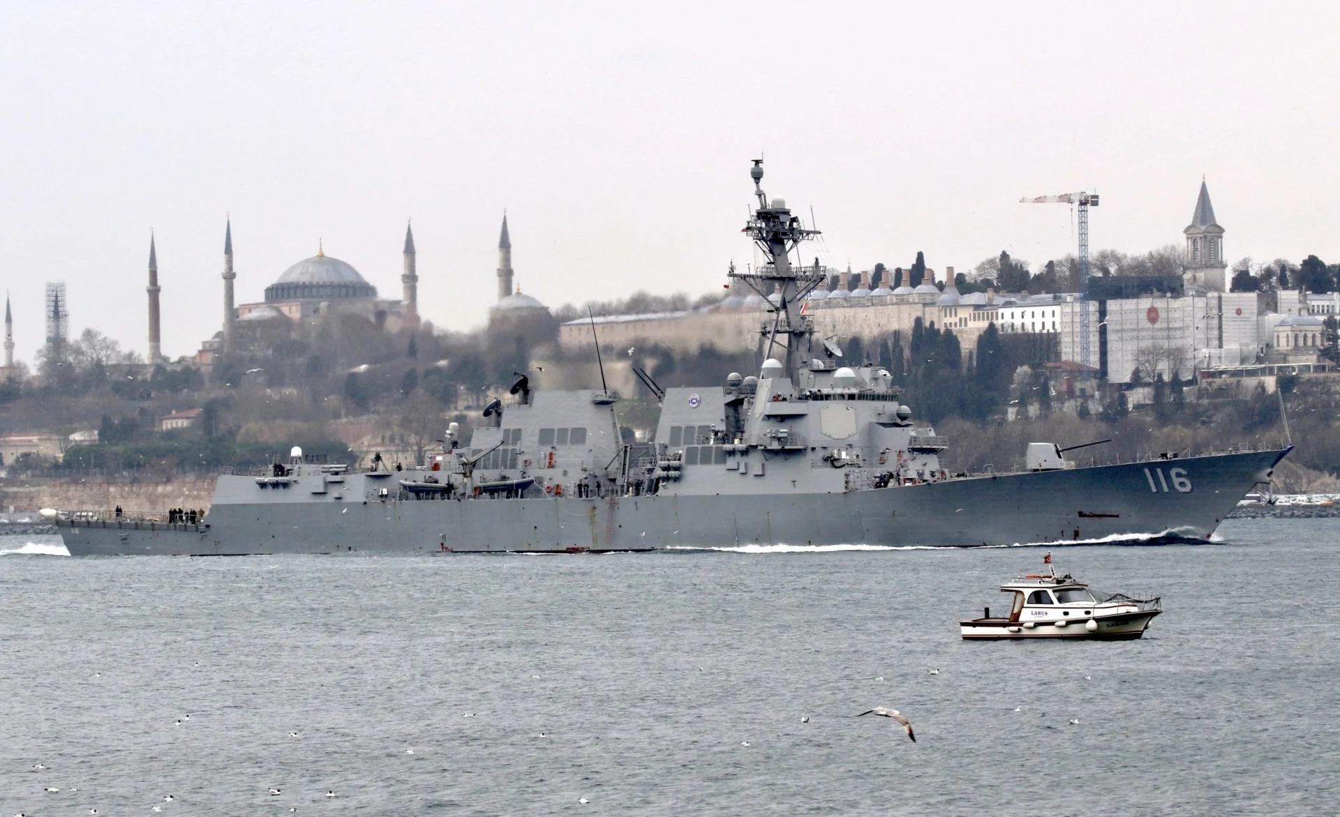 американски военен кораб сащ томас хъднър черно море босфор босфора (usni)