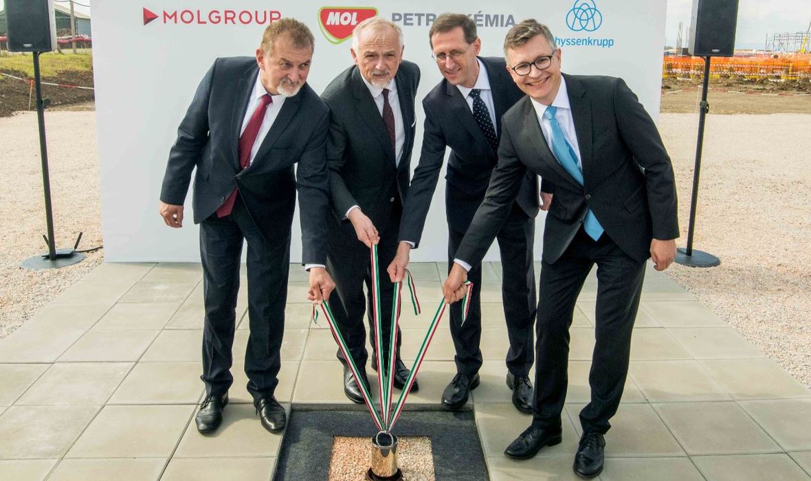 MOL Petrochemicals откриване на завод