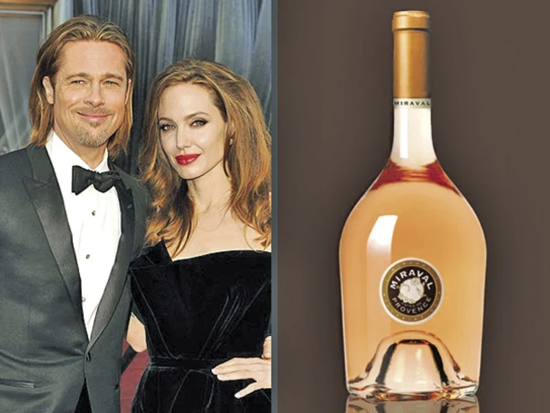 Chateau Miraval Rose' 2012 на Брад Пит и Анджелина Джоли влезе в Списъка на стоте най-хубави вина за 2013-а.