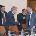 Министерски съвет заседание Лиляна Павлова мин. на регионалното развитие Ивайло Московски - мин. на транспорат Петър Москов - мин. на здравеопазването Владислав Горанов - мин. на финансите