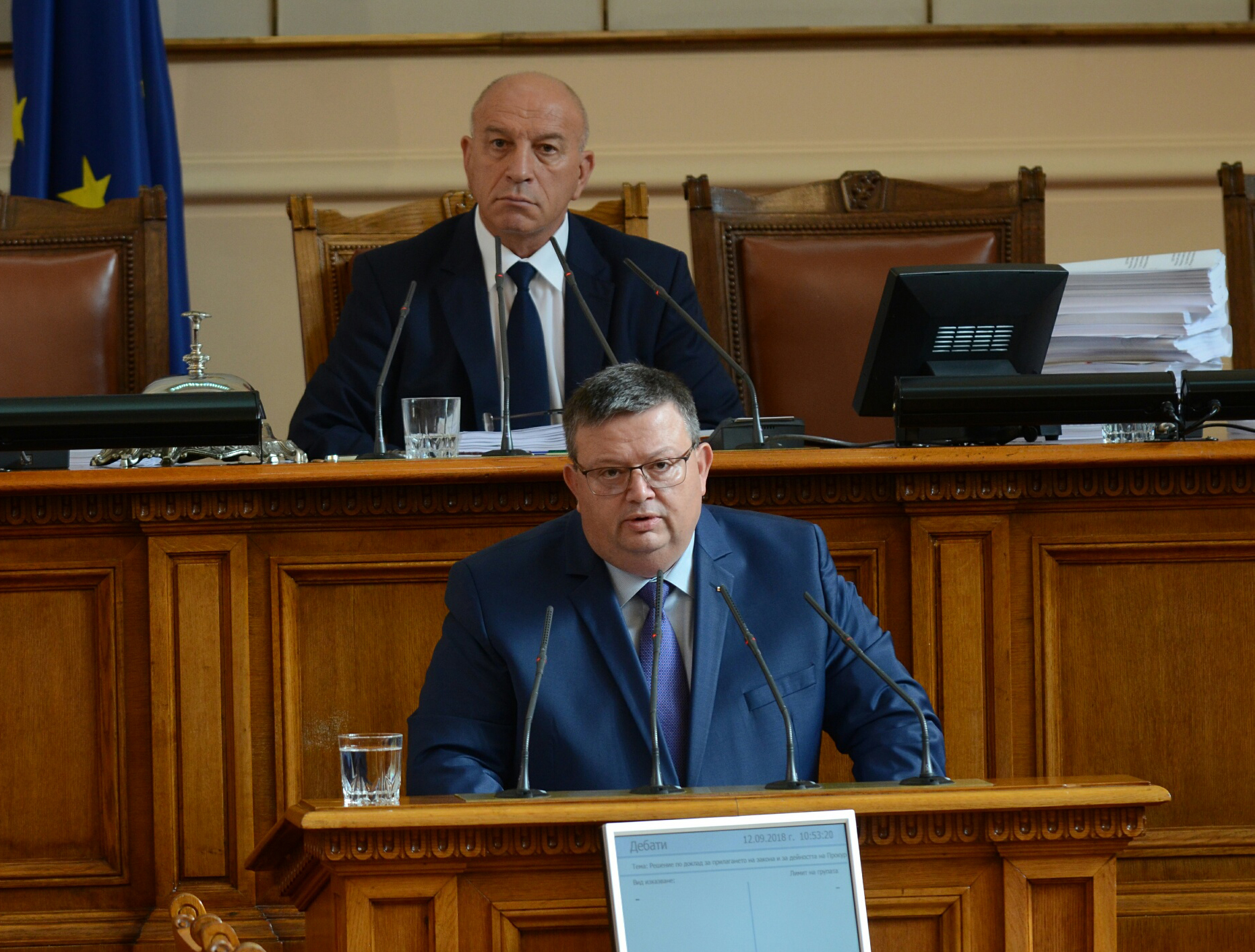 Парламент отчет ВСС Сотир Цацаров
