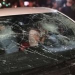 инцидент румънско посолство потрошена кола протести