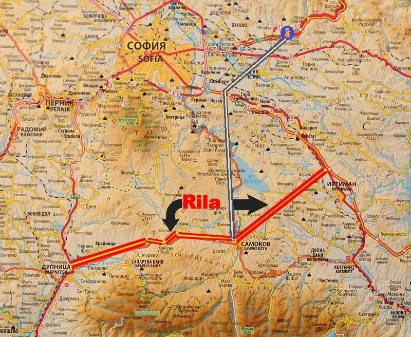 Автомагирстрала "Рила" - втори вариант