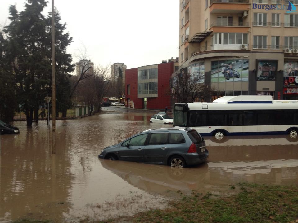 Наводнение в Бургас