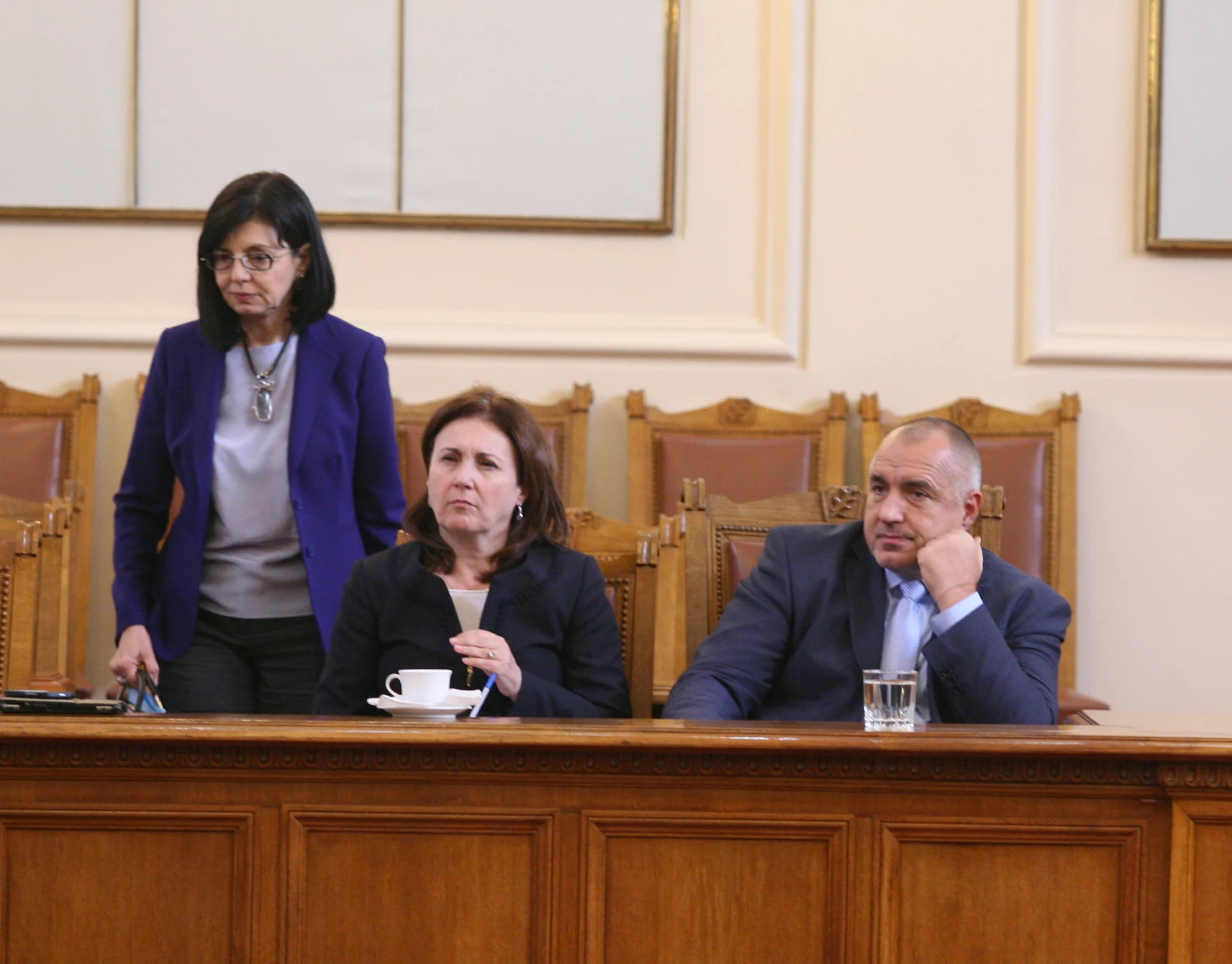 Парламент Бойко Борисов - министър-председател Томислав Дончев - вицепремиер Румяна Бъчварова - вивцепремиер Меглена Кунева - вицепремиер