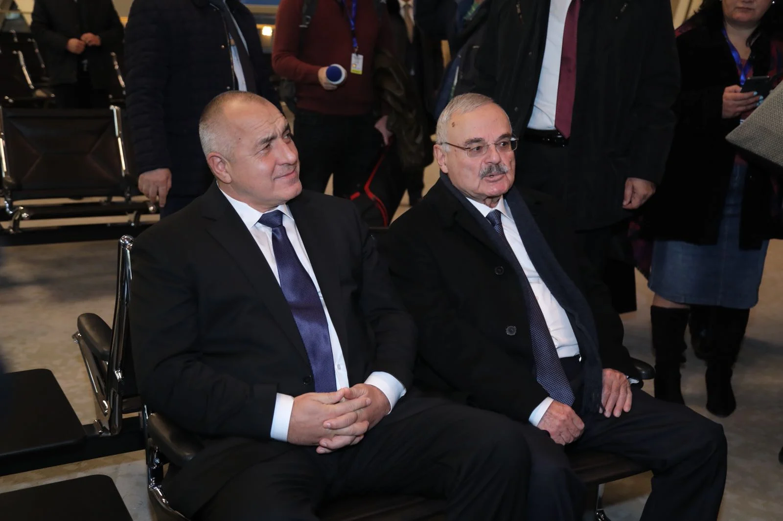 Премиерите на Азербайджан и България Артур Расизаде и Бойко Борисов откриха новата авиолиния Баку-София