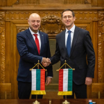 Министър Валери Белчев и министър Михай Варга