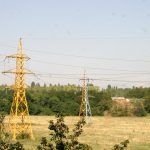 Далекопровод ток електрически стълбове