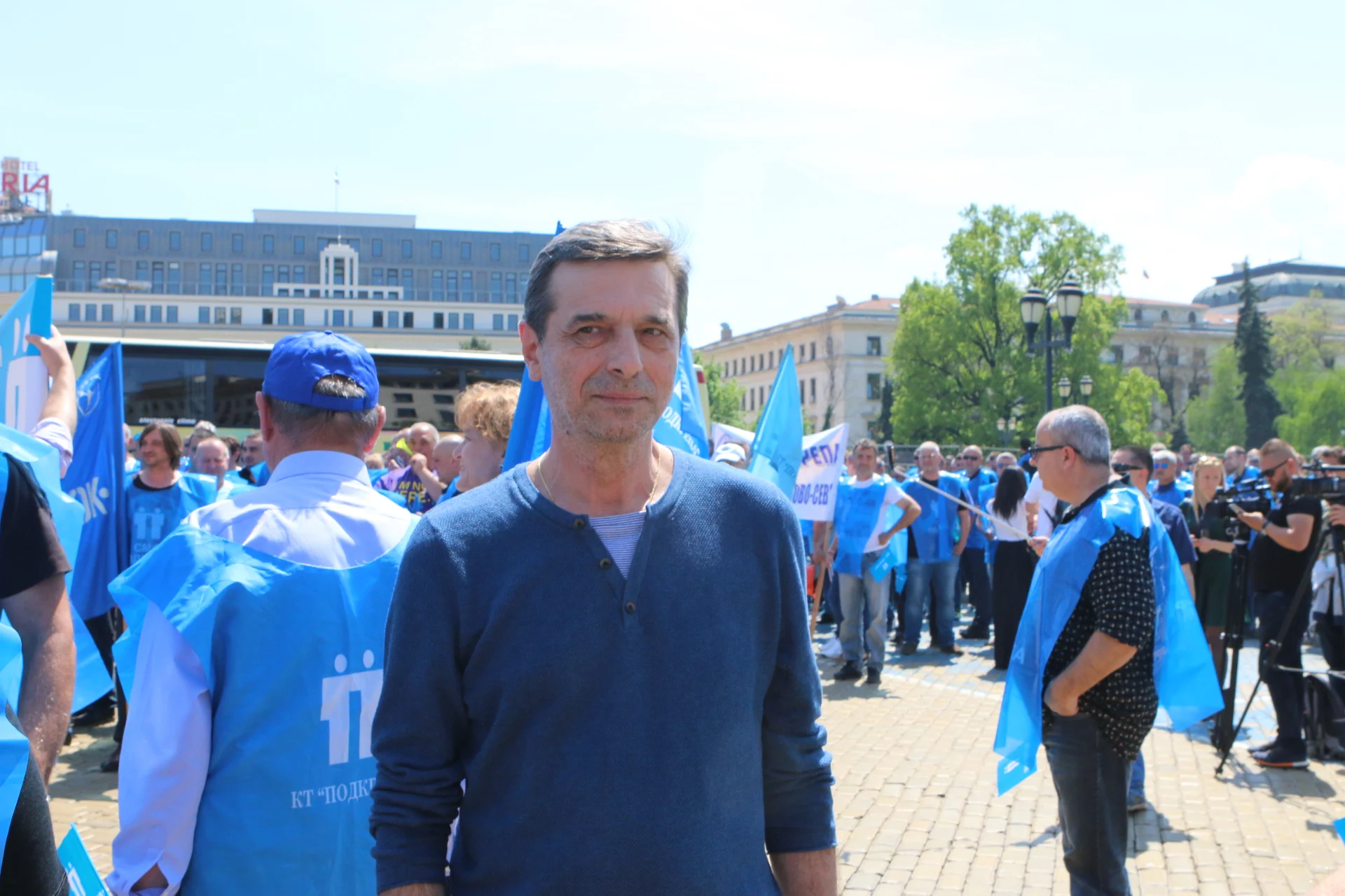 Протест миньори Димитър Манолов КТ Подкрепа