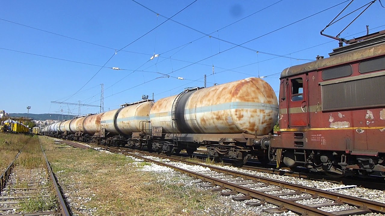 БДЖ - товарни превози - цистерни - товарен влак