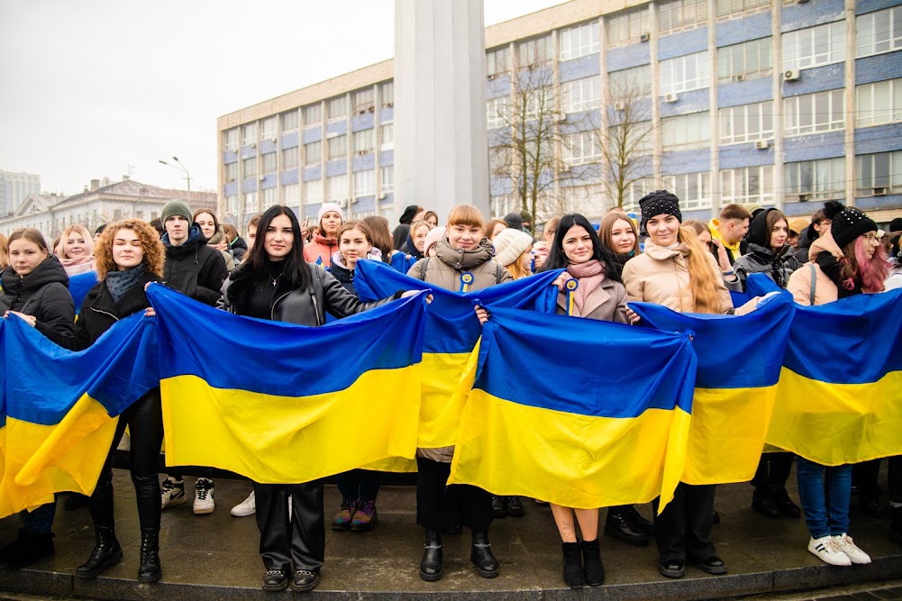 украйна украински ден на единството украинци украинки