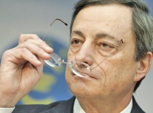 Марио Драги следи ръста на еврото.