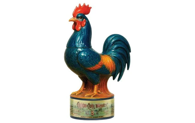 Chicken Cock Whiskey отбелязва 170-ия си юбилей с уиски в декантер с формата на петел