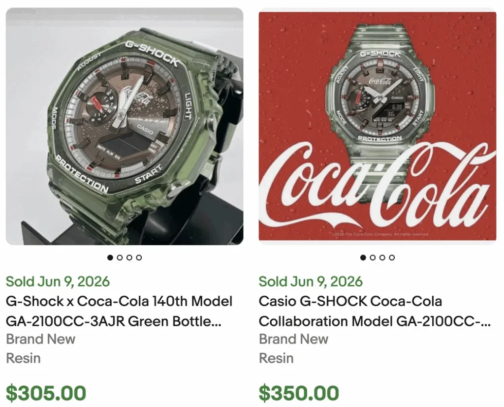 Новият часовник на Casio - G-Shock x Coca-Cola се превърна в хит сред колекционерите 2 Новият часовник на Casio - G-Shock x Coca-Cola се превърна в хит сред колекционерите
