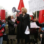 Протест БСП Мая Манолова