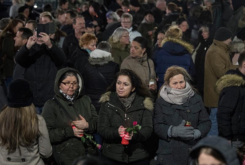 траурен марш протест вормс