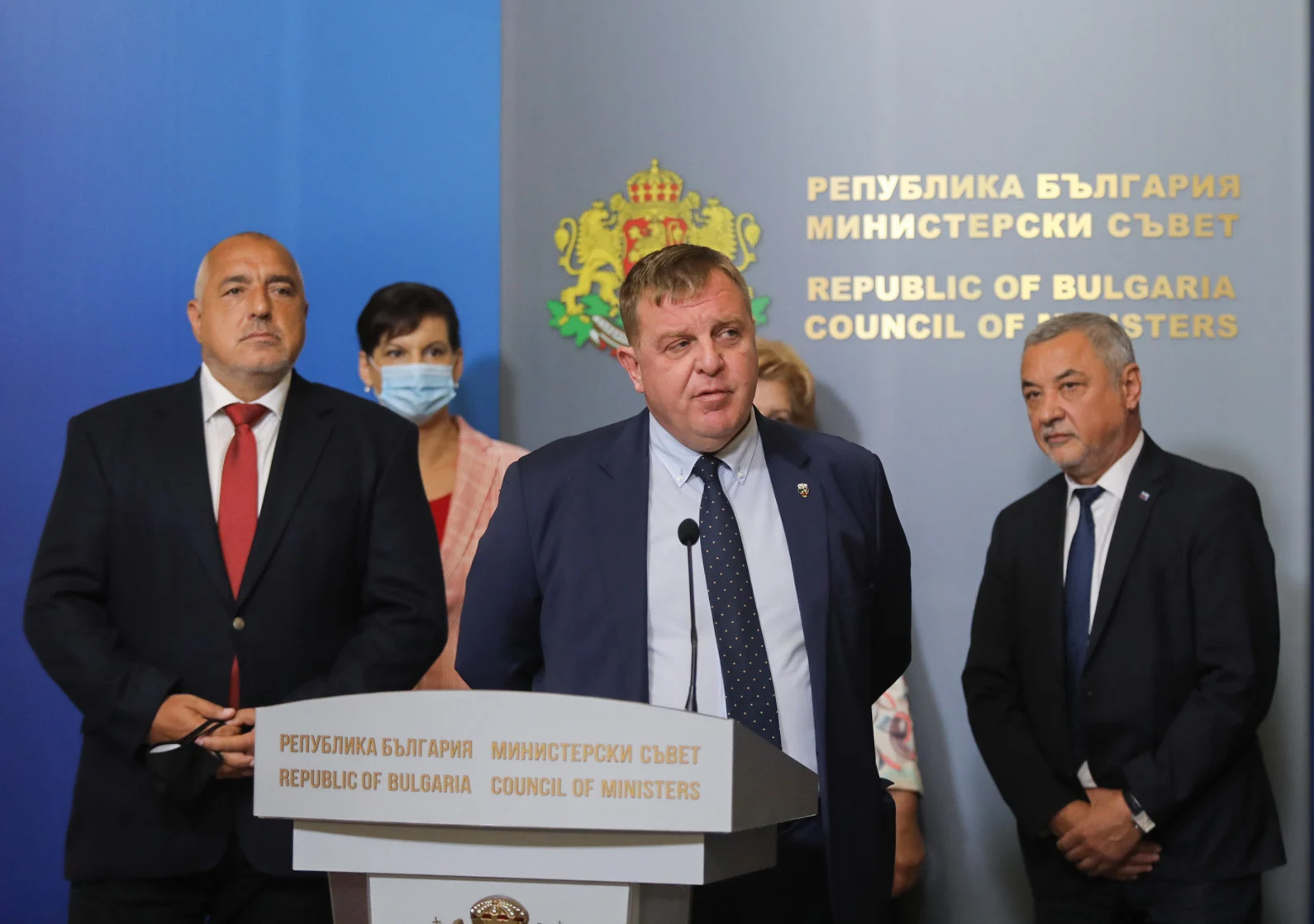 Министерски съвет коалиционен съвет Бойко Борисов Красимир Каракачанов Валери Симеонов