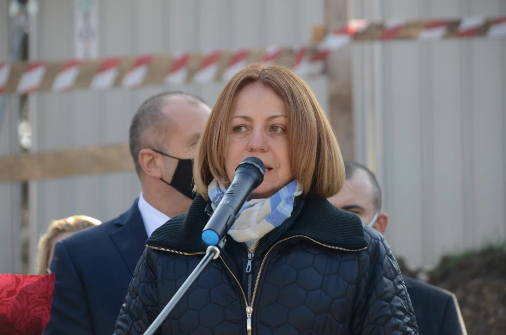 Полагане на камък в храм Румен Радев Йорданка Фандъкова