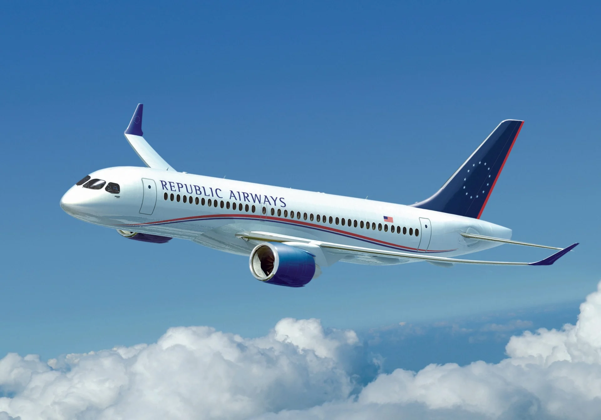 самолет на американската компания Republic Airways