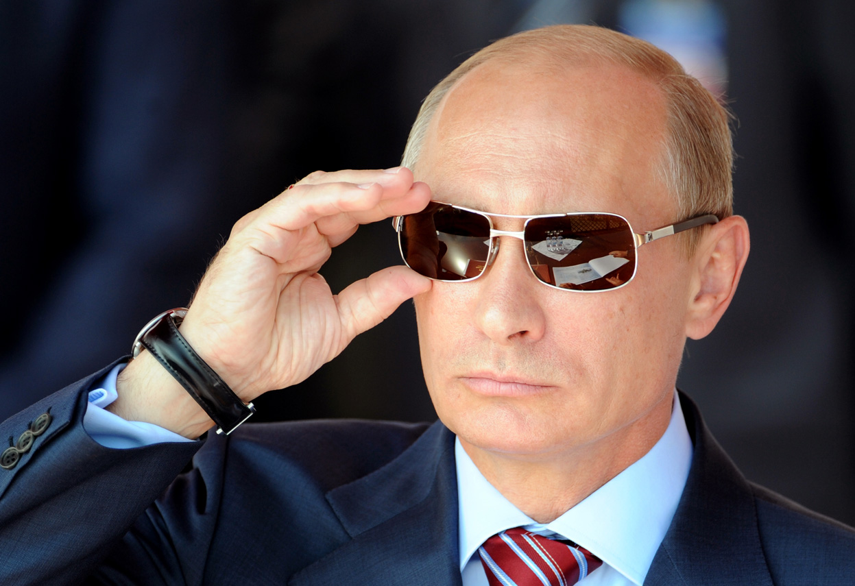 Путин в действие
