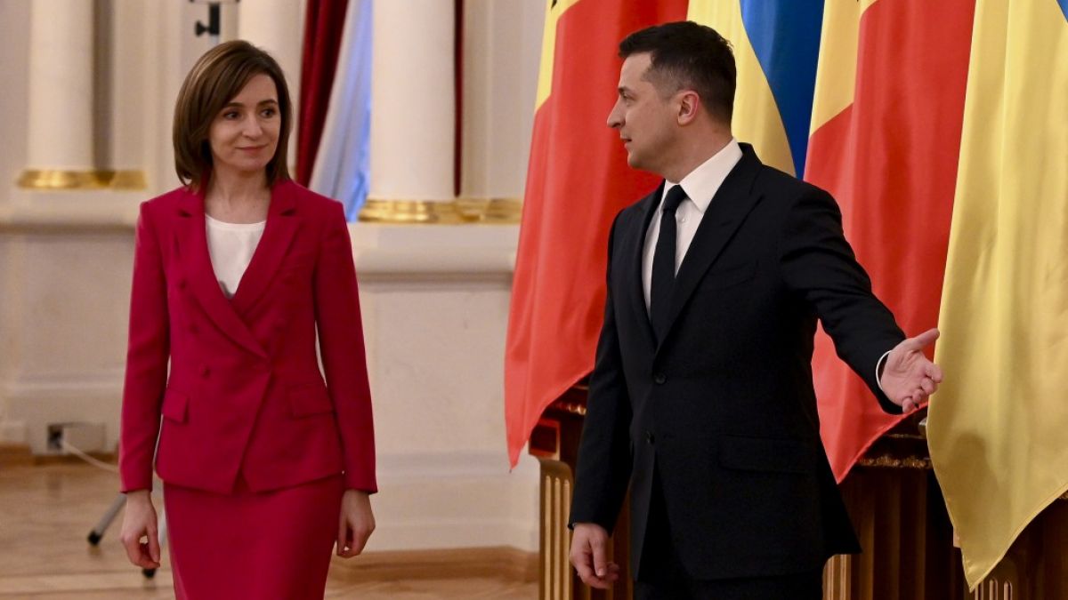 Володимир Зеленски Мая Санду