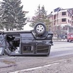 Размазаният хамър на Йоско след катастрофата в Бояна.