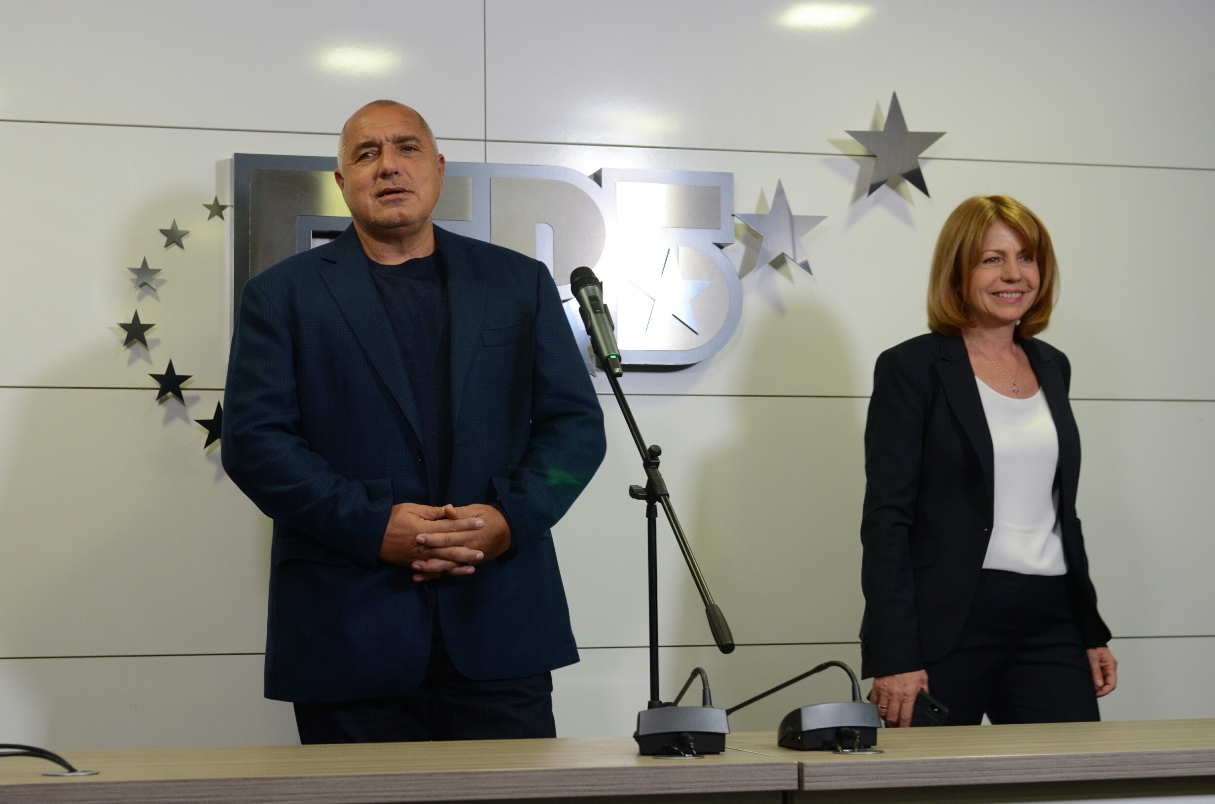 Пресконференция избори ГЕРБ Бойко Борисов Йорданка Фандъкова