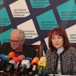 Пресконференция на ЦИК Цветозар Томов Росица Матева