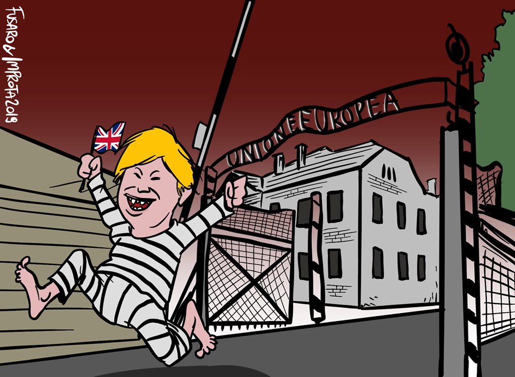 Борис Джонсън карикатура