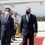 Румен Радев и Стево Пендаровски в Скопие