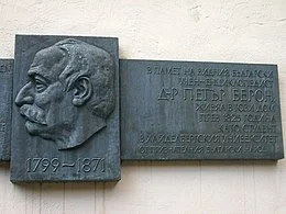 Паметна плоча на д-р Петър Берон