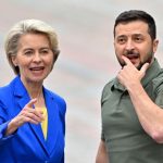 Урсула фон дер Лайен и Володимир Зеленски