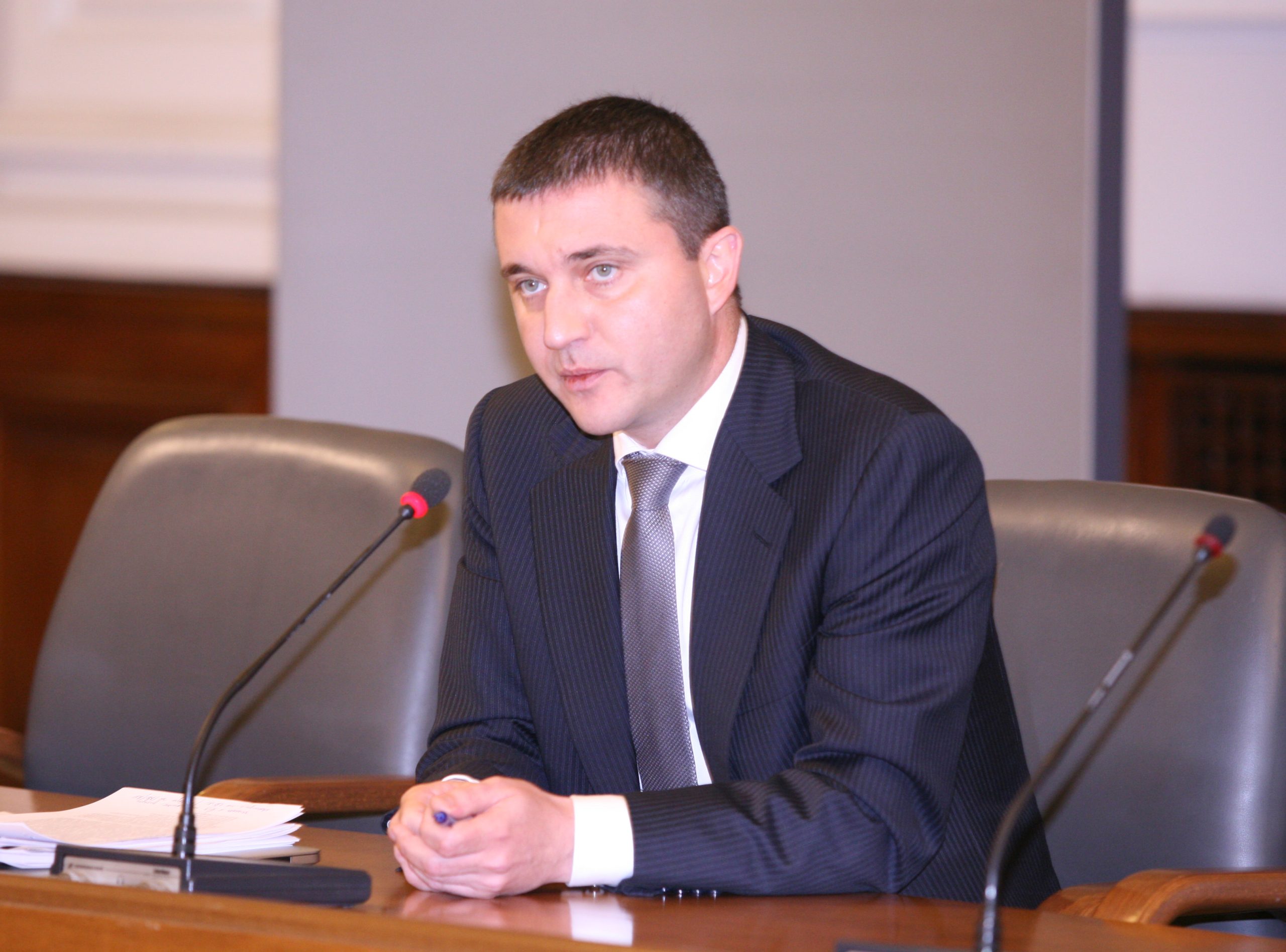 Министерски съвет Пресконференция Владислав Горанов - министър на финансите
