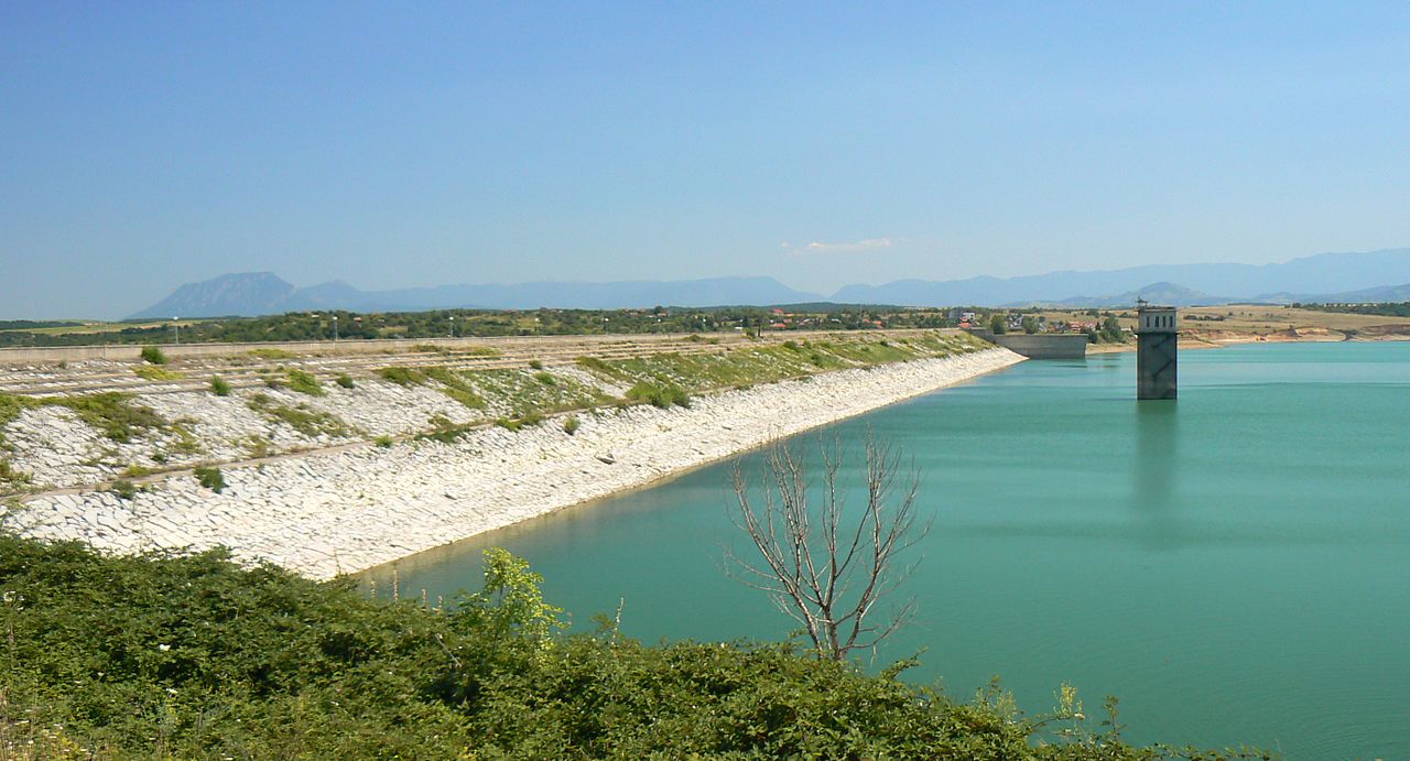 Северния край на язовир Огоста
