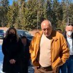 Вицепремиерът Марияна Николова придружава премиерът Бойко Борисов при визита в обсерваторията в Рожен.