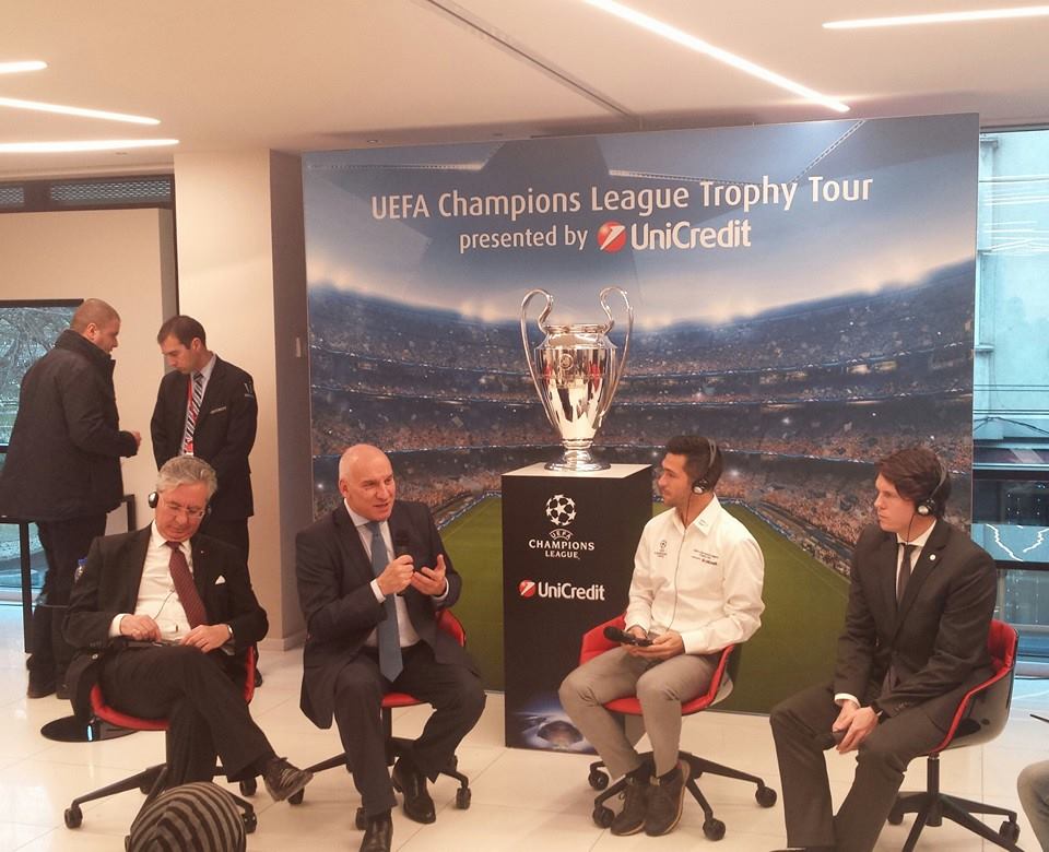 Купата на UEFA Champions League вече е в София