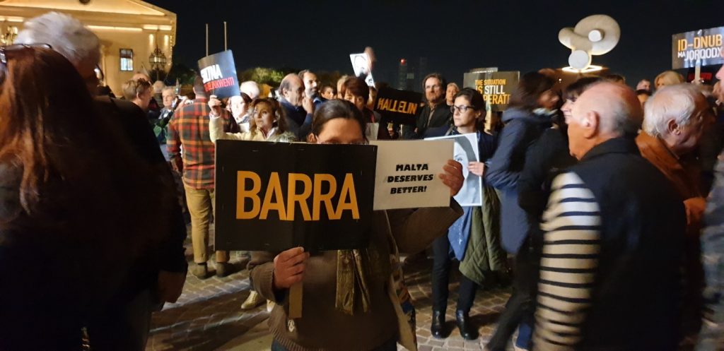 Протест Малта Дафне Галиция
