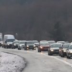 коли автомобили задръстване колона
