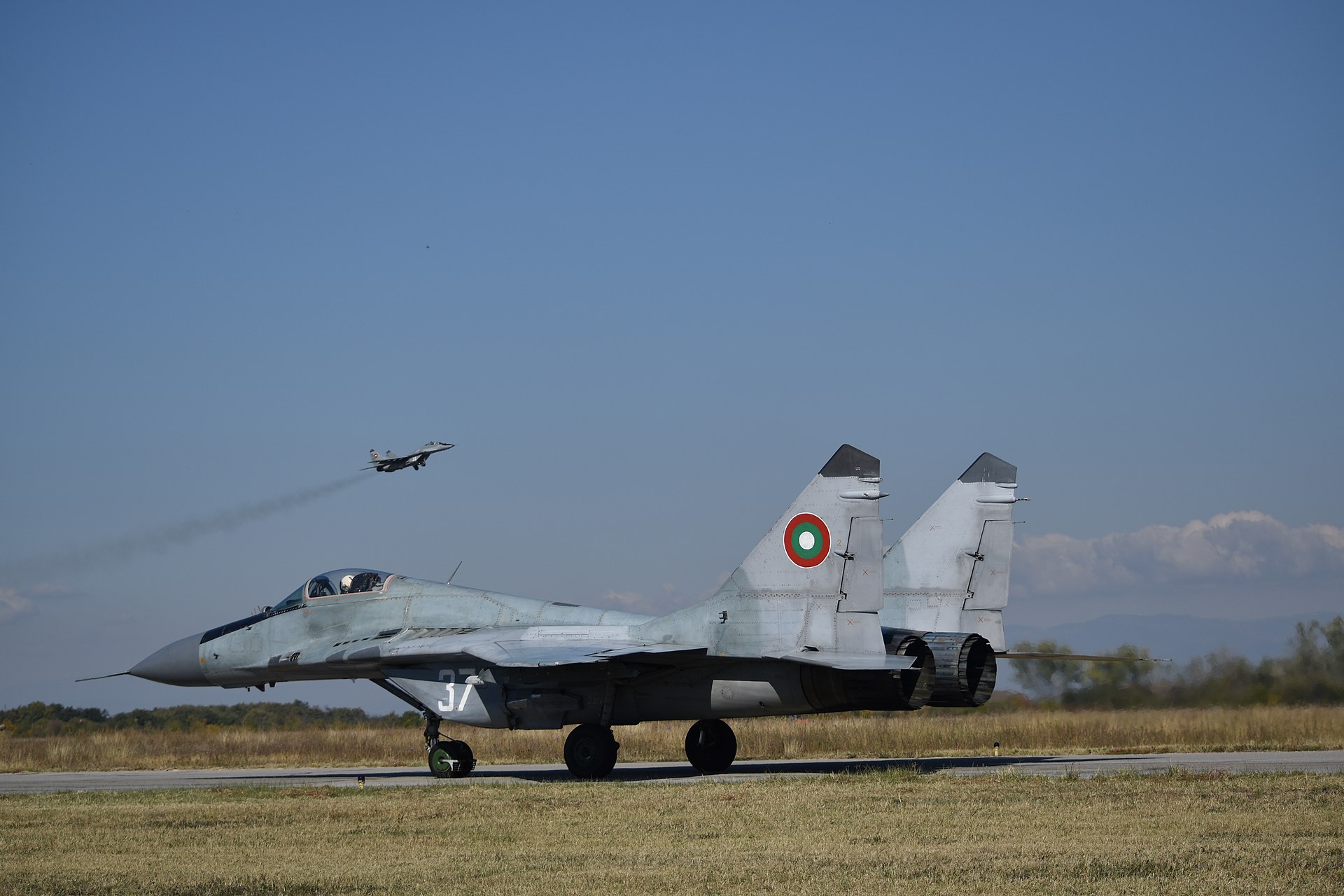 Изтребители МиГ-29 от състава на ВВС на България