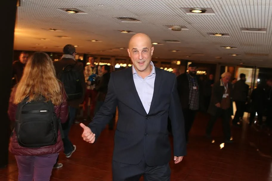 Лидерът на "Глас народен" Светльо Витков в НДК след изборната нощ за кметове и общински съветници