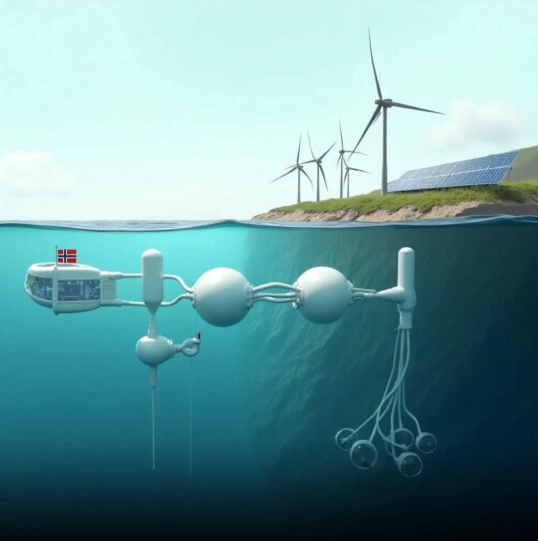 Норвегия създаде подводна батерия, захранвана от налягането на океана