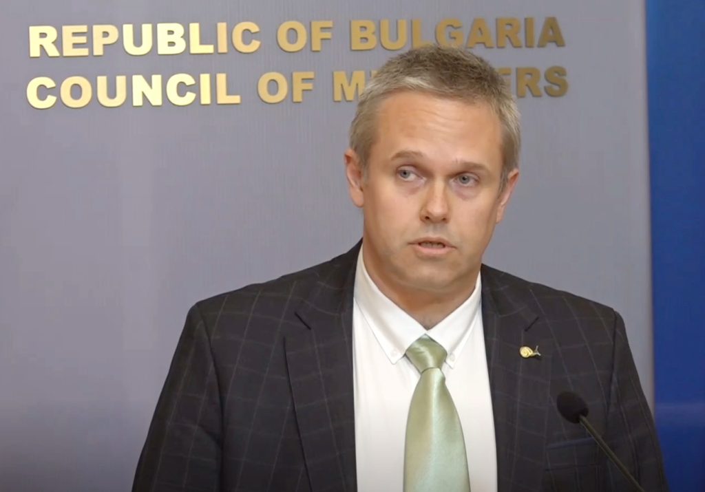 Министерски съвет брифинг Александър Йоловски