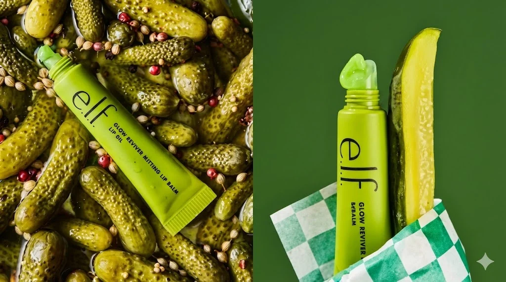 E.l.f. пуска нов лимитиран балсам за устни Big Dill с вкус на кисела краставичка