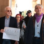 Протест на КНСБ и Подкрепа и работодатели срещу високите цени на тока