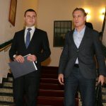 Министерство на финансите среща с КРИБ Владислав Горанов - мин. на фин. Кирил Домусчиев - предс. на КРИБ