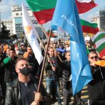 Протест на КНСБ и Подкрепа и работодатели срещу високите цени на тока