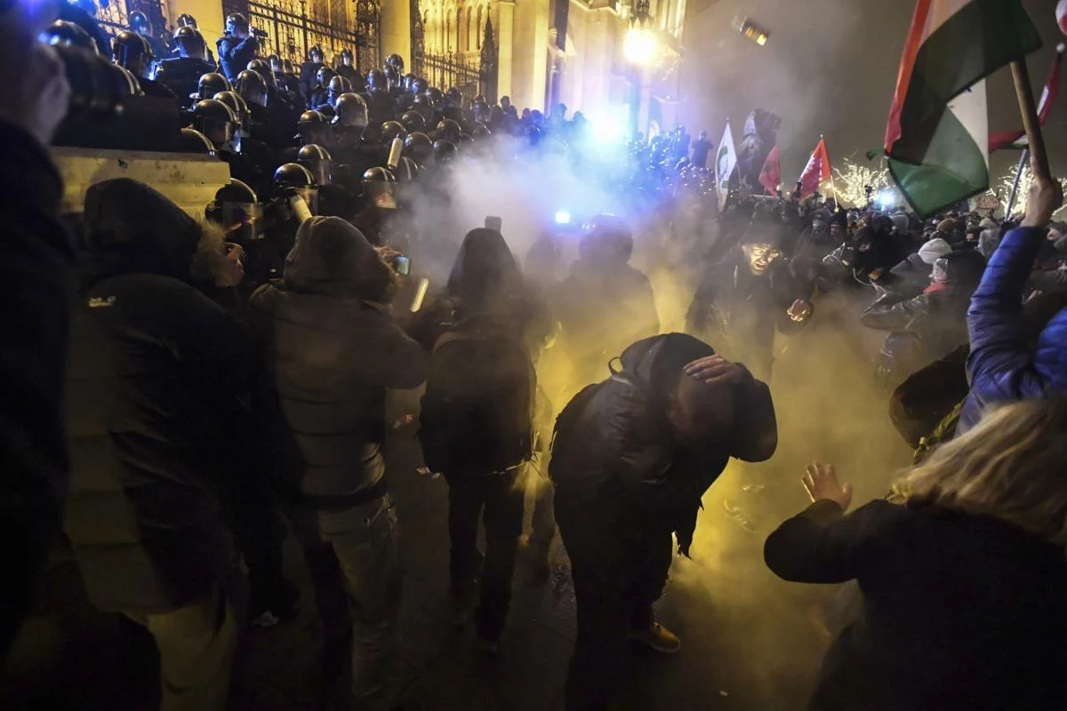 протест унгария будапеща