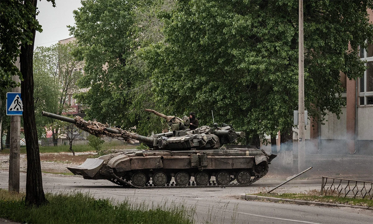 руски военни сили танк Северодонецк (АФП)