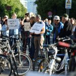 Пореден протест на кръстовището на ул. "Фритьоф Нансен" и бул. "Патриарх Евтимий" в София