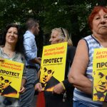 Протест срещу Гешев против Антигешев